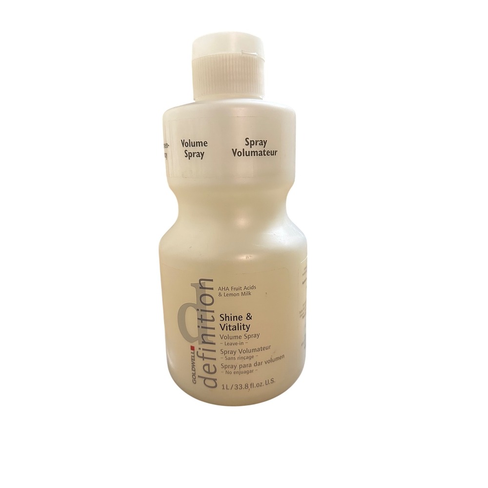 GOLDWELL Definition Shine Vitality Volume Spray Leave-In 33.8 fl oz 1L 85%% full